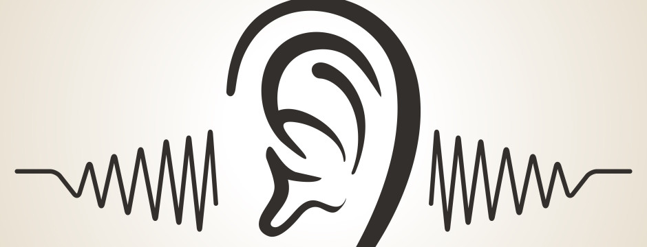 ear icon on light background