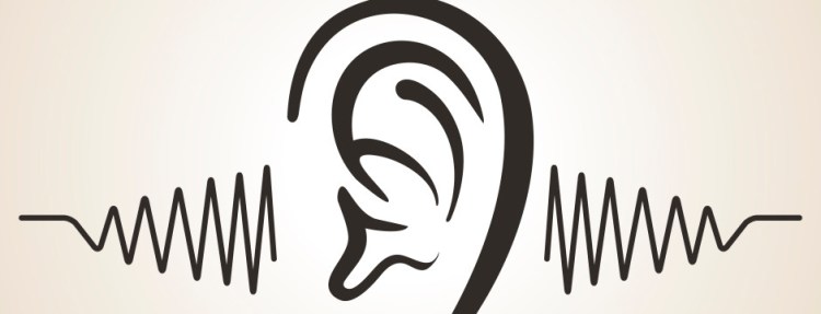 ear icon on light background